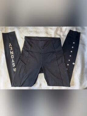 Lululemon Fast Free Tight 25” Pockets Black Women’s - Size 4